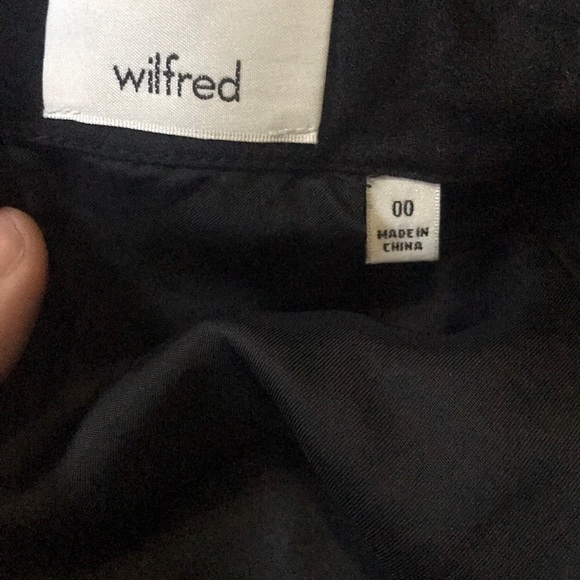 ARITZIA: Wilfred grey tweed mini skirt - Picture 6 of 6